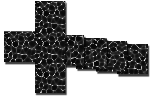 Caustics can tile in X,Y and time