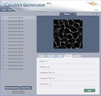 Caustics Generator GUI screenshot