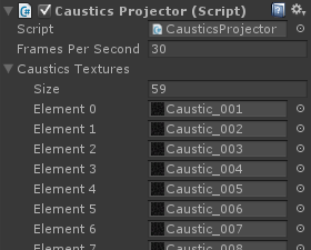 Unity caustics script